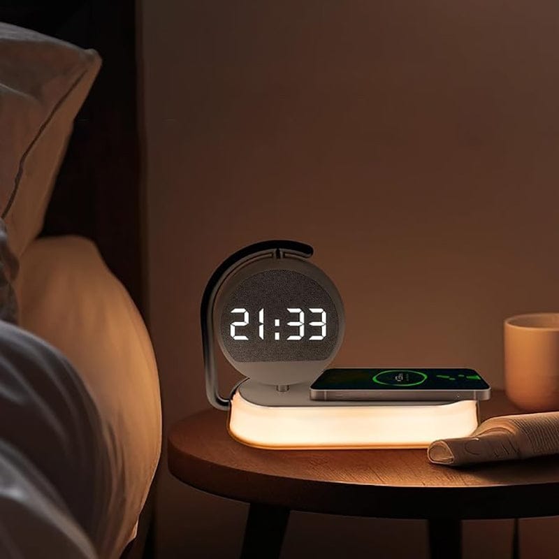 Réveil simulateur d'aube avec chargeur induction Le Bon Réveil