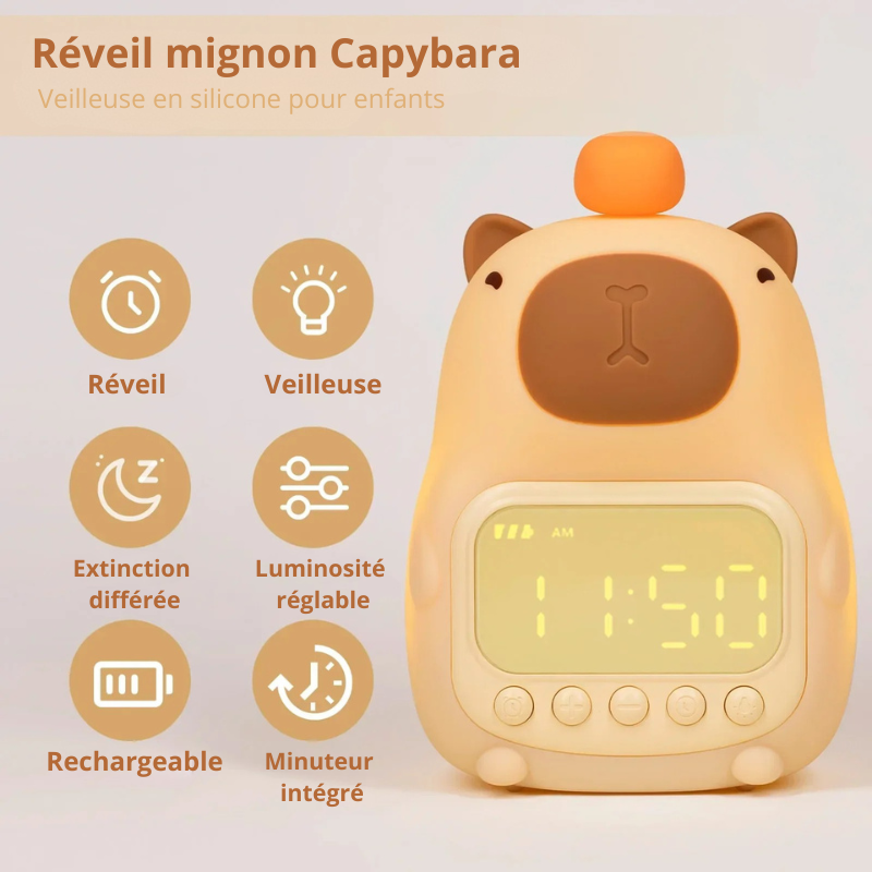 Réveil veilleuse mignon LeBonRéveil®