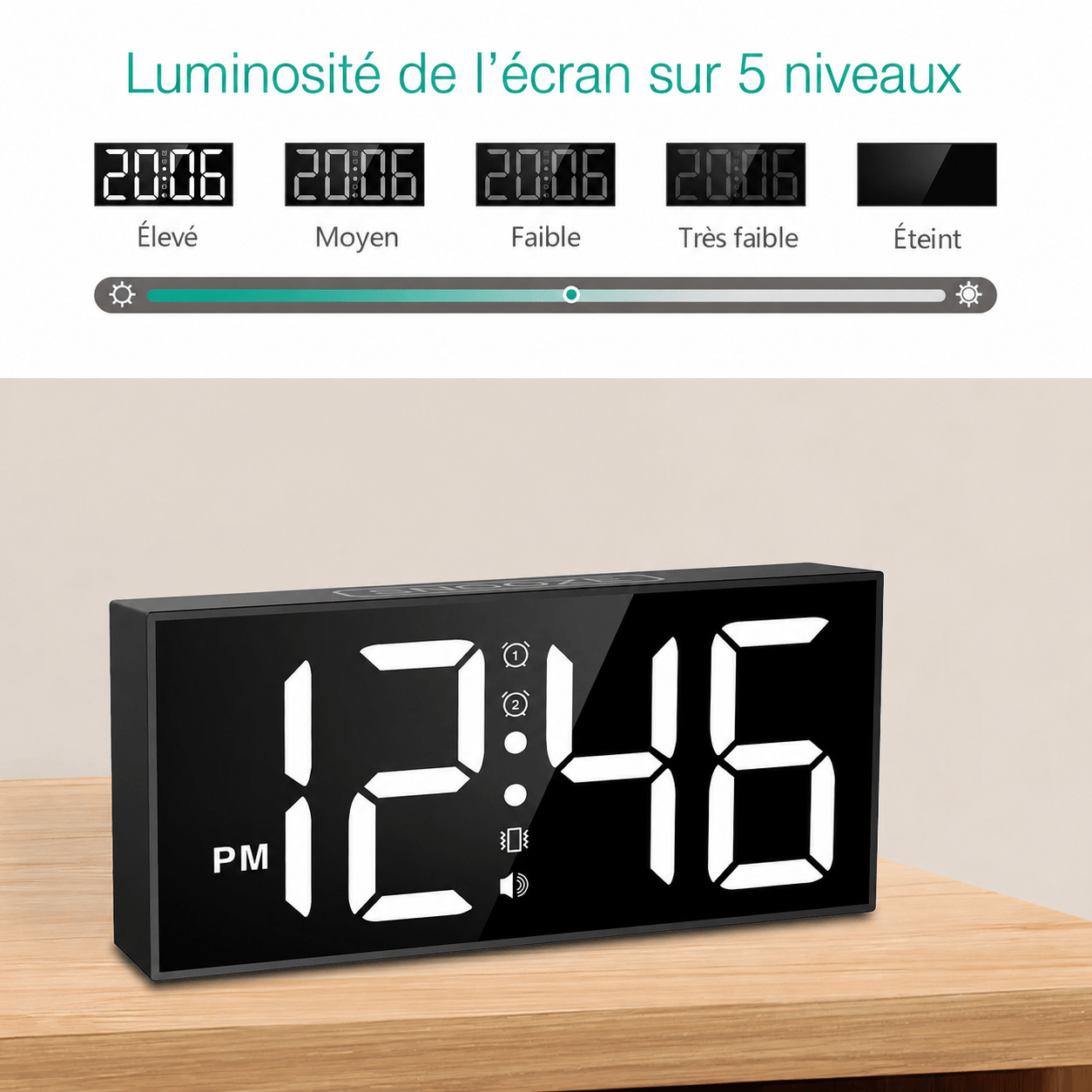 Réveil vibreur pour sourd LeBonRéveil