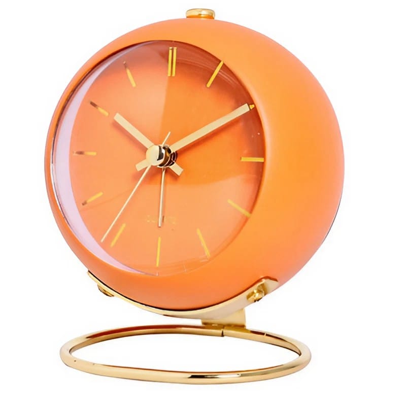 Réveil vintage orange Le Bon Réveil