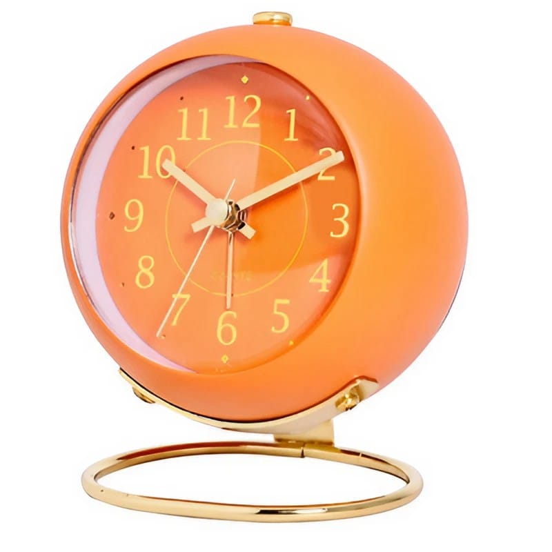 Réveil vintage orange Le Bon Réveil