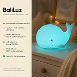 Veilleuse baleine bébé - Vignette | LeBonRéveil