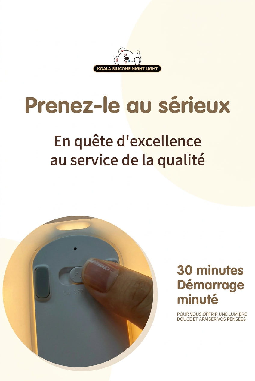 Veilleuse éléphant silicone Le Bon Réveil
