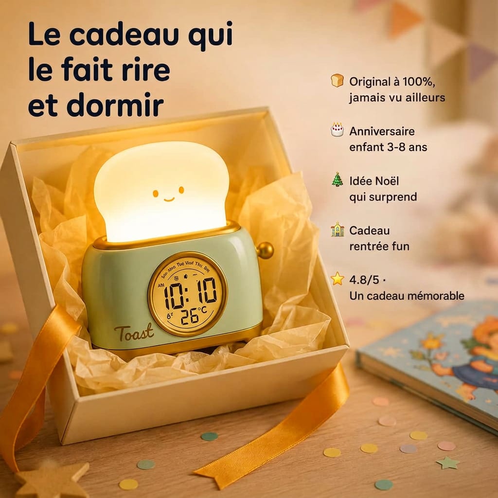 Veilleuse grille pain Le Bon Réveil Réveil veilleuse