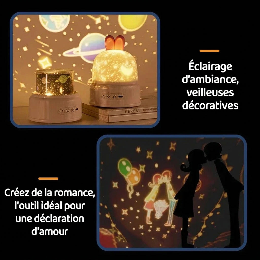 Veilleuse projection tournante Le Bon Réveil