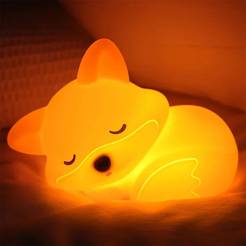Veilleuse renard rechargeable en silicone Le Bon Réveil Veilleuse