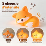Veilleuse renard rechargeable en silicone - Vignette | LeBonRéveil